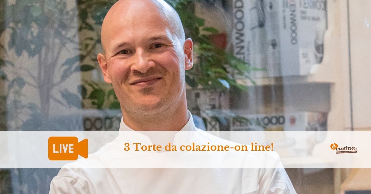Corso on line: 3 torte da colazione con lo chef Ivan Bonamini
