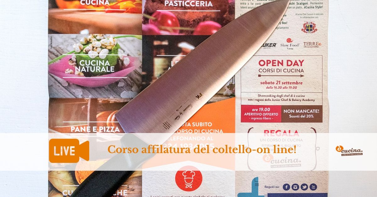 Corso on line: tipologie, utilizzo, affilatura del coltello