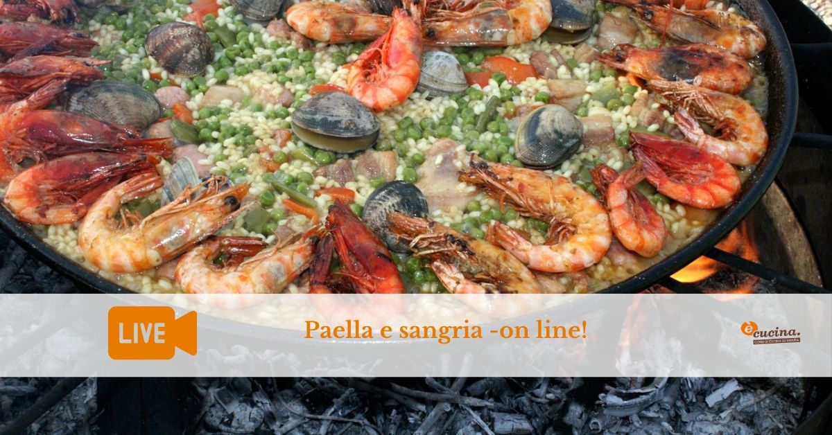 Corso on line: paella e sangria