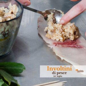 Corso di cucina online: involtini di pesce
